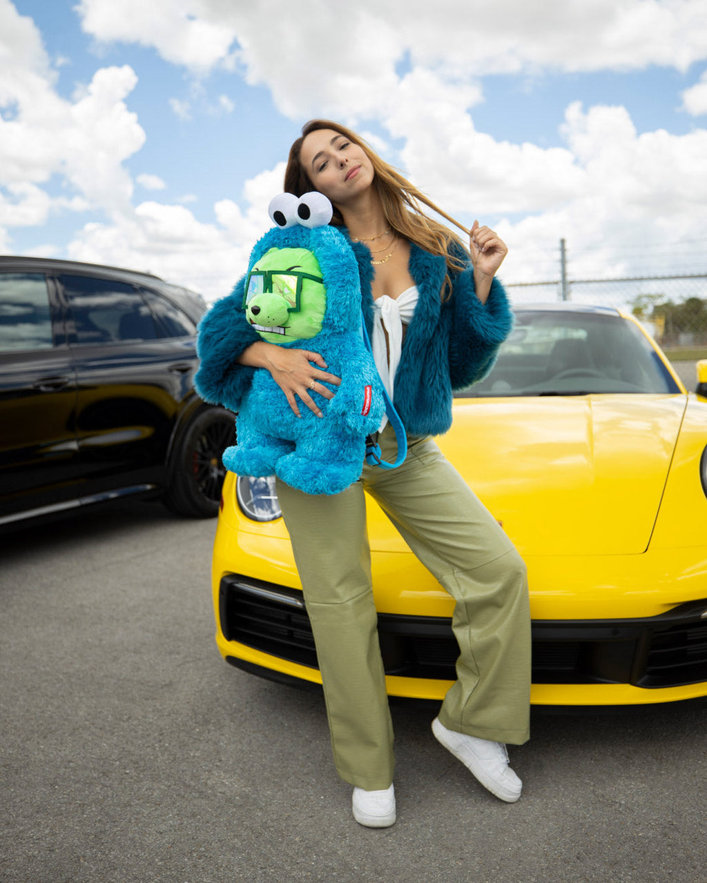 MONEY COOKIE BEAR TEDDYBEAR BACKPACK