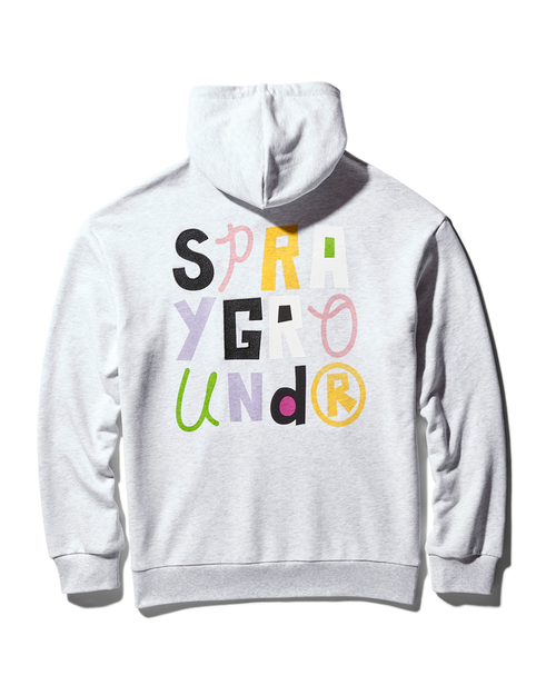 SPONGEBOB CREW SHARK HOODIE (LIGHT GREY)